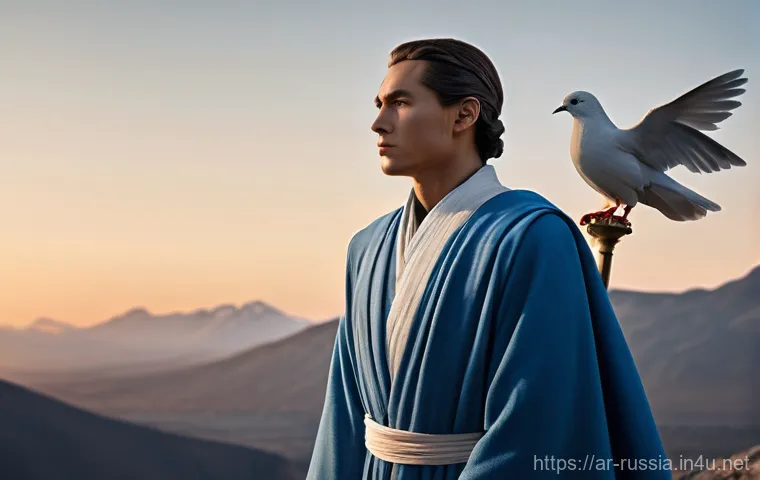 러시아의 국기와 상징 의미 - **Prompt:** A historically accurate depiction of Peter the Great on the deck of the "Oryol" warship ...