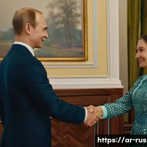 Home 28 러시아에서 주의할 관습 - **Prompt 1: Respectful First Meeting in Russia**
"A scene depicting a respectful first encounter...